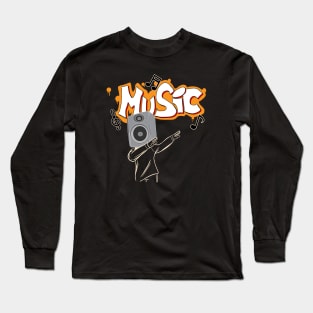 Music Vibes Speaker Long Sleeve T-Shirt